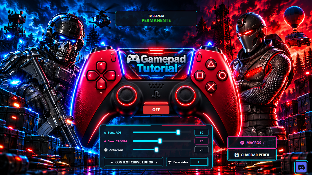 GamepadTutorial - Control virtual